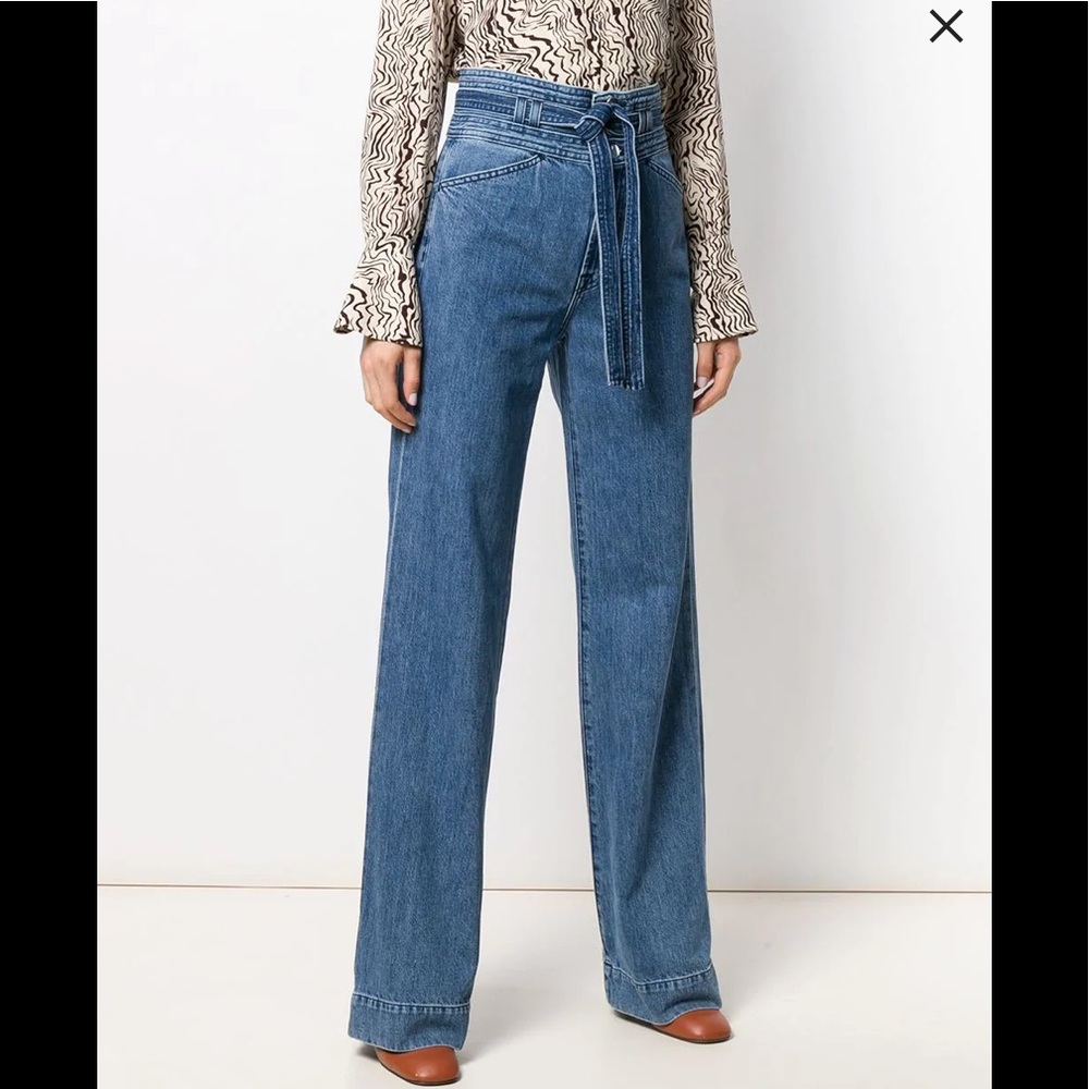 NWT J Brand Sukey High-Rise Wide-Leg Jeans